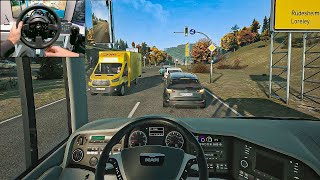 🚌 CONDUITE EN MONTAGNE VERS LAÉROPORT Fernbus Simulator [upl. by Hughes]