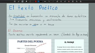 El TEXTO POÉTICO  Análisis Intratextual del POEMA  Examen UNAM [upl. by Eynobe]