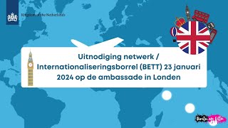 Uitnodiging  BETT werk borrel 2024 [upl. by Mou]