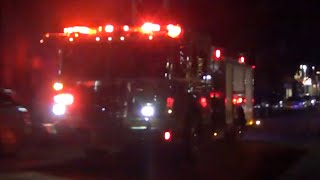 Pelham Fire Department Engine 5 and Pelham EMS 38Medic1 Responding [upl. by Nesta]