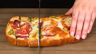 Nur 1 Stück Brot Schmackhafter als Pizza Unglaublich lecker und schnell [upl. by Scoles]