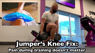 Jumper’s Knee Pain Tomorrow Matters More Than Pain in Training Fix Patellar Tendon Pain [upl. by Gombach]