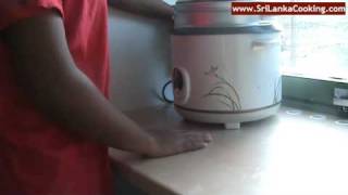 Preparing Wheat Flour for String Hoppers amp Murukku [upl. by Ahsirt51]