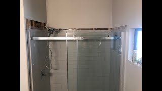 Installation of Utile Maxx amp American bath factory shower kit pt2 [upl. by Krasnoff]