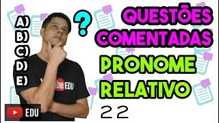 Questão 22 Pronome relativo [upl. by Ecitsuj]