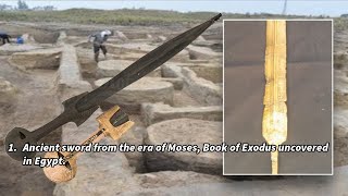 Ancient sword from the era of Moses Book of Exodus uncovered in Egypt🔥 [upl. by Mowbray]