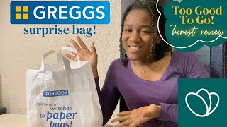 GREGGS SURPRISE BAG  Too Good To Go Review 1010 [upl. by Lachman]