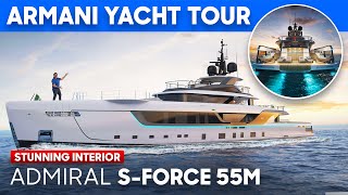 Giorgio Armani’s New RuleBreaking 180ft Superyacht  Full Tour [upl. by Wendt277]