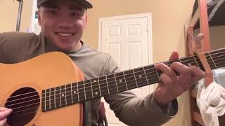 How to play Messed Up Kid by Zach Bryan Tutorial [upl. by Adaliah901]