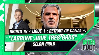 Droits TV  Ligue 1  Retrait de Canal  quotLabrune joue très grosquot estime Riolo [upl. by Catherina]