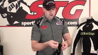 RS Taichi Hard Shell Stealth Knee Guards Review from SportbikeTrackGearcom [upl. by Yokoyama]