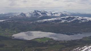 Mosjøen fjell og daler Mosjøen Lufthavn Kjærstad  Flying Over Norway [upl. by Mosier]