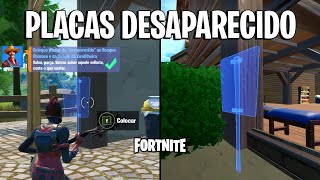 COLOQUE PLACAS DE DESAPARECIDO BOSQUE CHOROSO e CIDADE DA CORDILHEIRA  FORTNITE [upl. by Ardys]