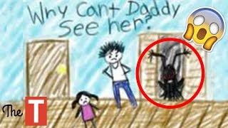 20 Creepy Kid Drawings That Will Make You Laugh [upl. by Seraphine]