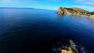 Lulworth Cove Dorset bt FPV Drone [upl. by Peacock132]