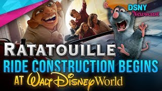 RATATOUILLE Ride Construction Begins at Walt Disney World  Disney News  42618 [upl. by Eltsirk]