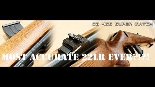 CZ455 22LR Supermatch Unboxing The Most Accurate CZ 22LRMaybe [upl. by Edeline]