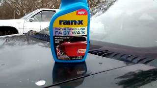 Rain x water repelling fast wax test review [upl. by Rodie]