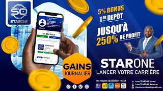 STARONE  Comment gagner avec cette opportunité Présentation complète [upl. by Ymma]