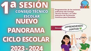 CEAA Nuevo PANORAMA CTE Ciclo 2023 2024 Preescolar Primaria Secundaria [upl. by Llennoc441]