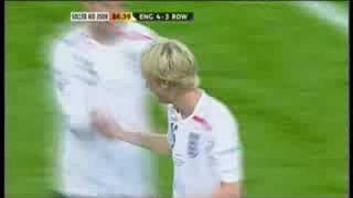 Tom Felton in action at Soccer Aid 2008 [upl. by Hannasus]