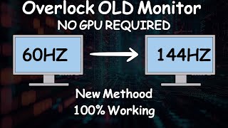 BOOST Refresh Rate of 60Hz Monitor for GAMING AMD Intel Nvidia [upl. by Christa]