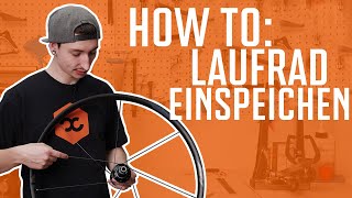 How To Laufrad EINSPEICHEN  Abstand  Winkel  Kreuzung [upl. by Pierette]