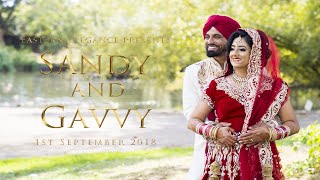 Sandy amp Gavvy  Sikh Wedding  Slough Gurdwara amp Baylis House  by EASTERN ELEGANCE [upl. by Shae]