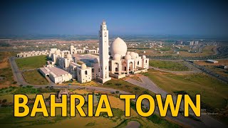 Worlds 3rd largest Mosque  Bahria Town Karachi  Drone View [upl. by Airdnala734]