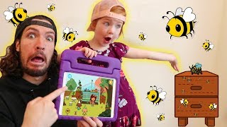 MONSTER iS BACK Adley amp Mom go on a Learning adventure with Osmo Genius fun app game play review [upl. by Curr641]