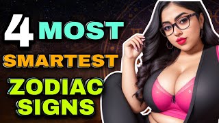 Top 4 Most SMARTEST Zodiac Signs According To Astrology [upl. by Elonore]