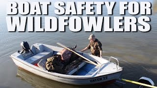 Boat safety for wildfowlers [upl. by Rehpotsyrhc]