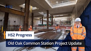 HS2 Old Oak Common Station Project Update  October 2023 [upl. by Alejna375]