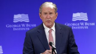 George W Bushs ardent speech on democracy in 3 minutes [upl. by Fretwell575]