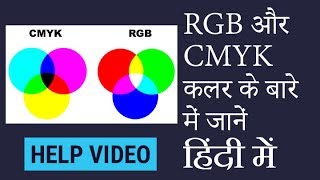 What are CMYK and RGB colors Photoshop tutorial in hindi [upl. by Moguel185]