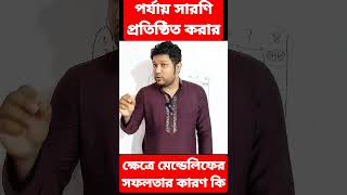 পর্যায় সারণিপ্রতিষ্ঠিত করার ক্ষেত্রে মেন্ডেলিফের সফলতার কারণ কি porjaysaroni predictable mendelif [upl. by Saied]