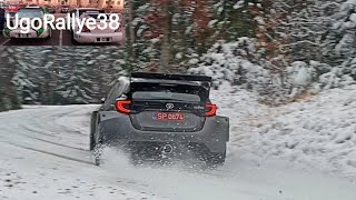 Tests Rallye Monte Carlo WRC 2024 Lefebvre Toyota Yaris Rally2 [upl. by Refennej406]