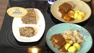 Hackbraten wie bei Oma mit gestuftem Weißkohl und Salzkartoffeln Hausmannskost [upl. by Naux]