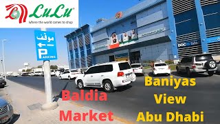 Baniyas Road View  Baldia Market Baniyas Abu Dhabi  Lulu Baniyas [upl. by Cardie910]