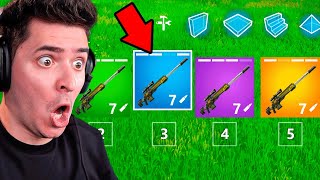 DESAFIO SÓ VALE A NOVA SNIPER DO FORTNITE [upl. by Gaudette]