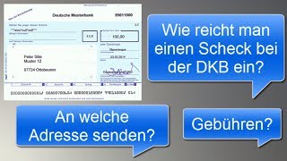 Verrechnungsscheck So wird er bei der DKB eingelöst [upl. by Resarf]