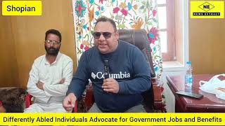 Differently Abled Individuals Advocate for Government Jobs and Benefits [upl. by Felipa]