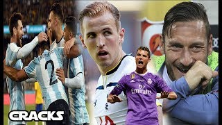 ARGENTINA VENCE a BRASIL  HARRY KANE quiere ser como CRISTIANO  TOTTI pensó hacer una LOCURA [upl. by Nyrehtak748]