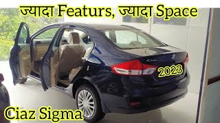 NEXA Ciaz Sigma Base model 2023🔥 Features Price Interior Exterior Full Review❣️ Ciaz 2023 [upl. by Coco]