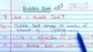 Bubble Sort in Data Structure  Bubble sort algorithm  Bubble Sort Algorithm amp Procedure [upl. by Rodrique221]