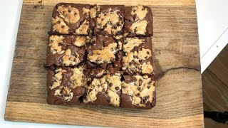 BROOKIES chocolate chip cookie  brownie the viral recipe to TRY NOW ✨ [upl. by Llertac]