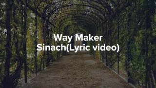 Sinach  Way Maker with lyrics Gospel [upl. by Nickey]