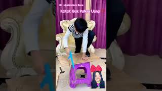 KAKAK BUAT ALAT UNTUK MAIN GELEMBUNG BERSAMA 🫧‼️ shorts funny dubbing diy craft [upl. by Enylecoj]