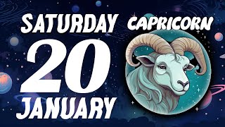 😁A STROKE OF LUCK 💚THAT CHANGES YOUR LIFE 💰 CAPRICORN ♑❤ HOROSCOPE FOR TODAY January 20 2024 [upl. by Eca820]