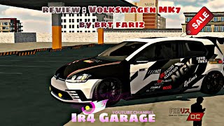 Review  Volkswagen MK7 by Fxr DC  Design for Sale  CF Details  Car Parking Multiplayer [upl. by Noxin]